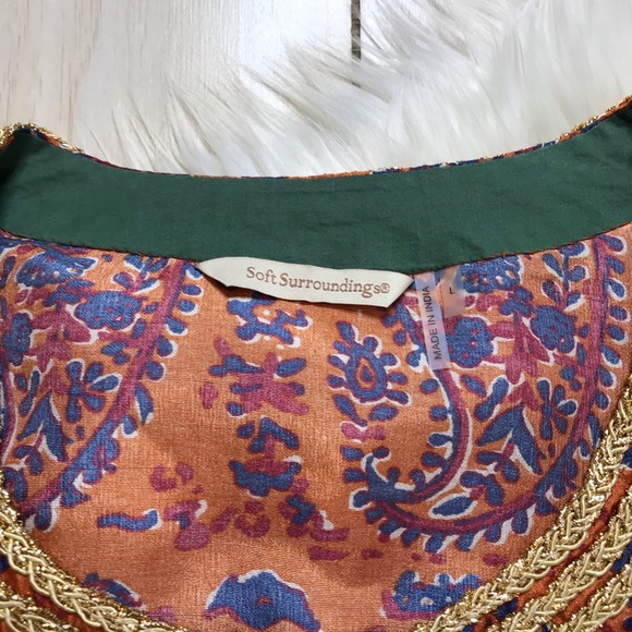 Soft Surroundings Moroccan Print Tunic Top - Picture 7 of 8